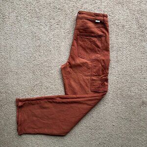 Daze Jeans Womens 28x30 Carpenter Straight Leg Just Right Light Red Mid Rise
